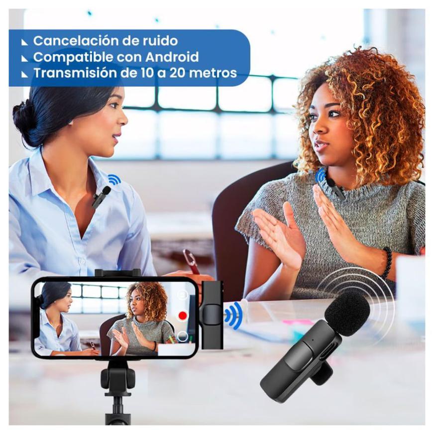 Micrófono Inalámbrico Solapa USB Tipo C